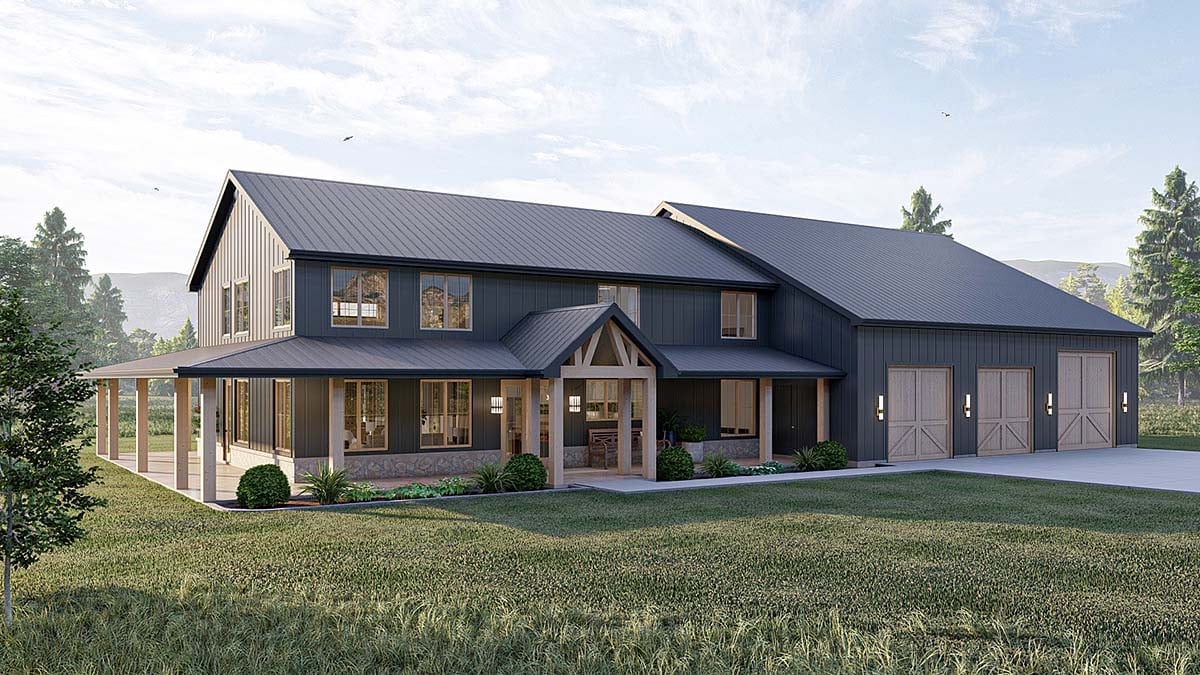 House Plan 84909 Elevation