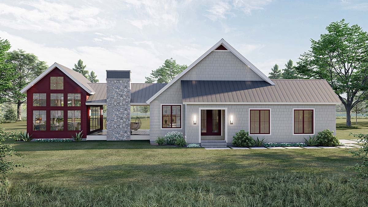 House Plan 84913 Elevation