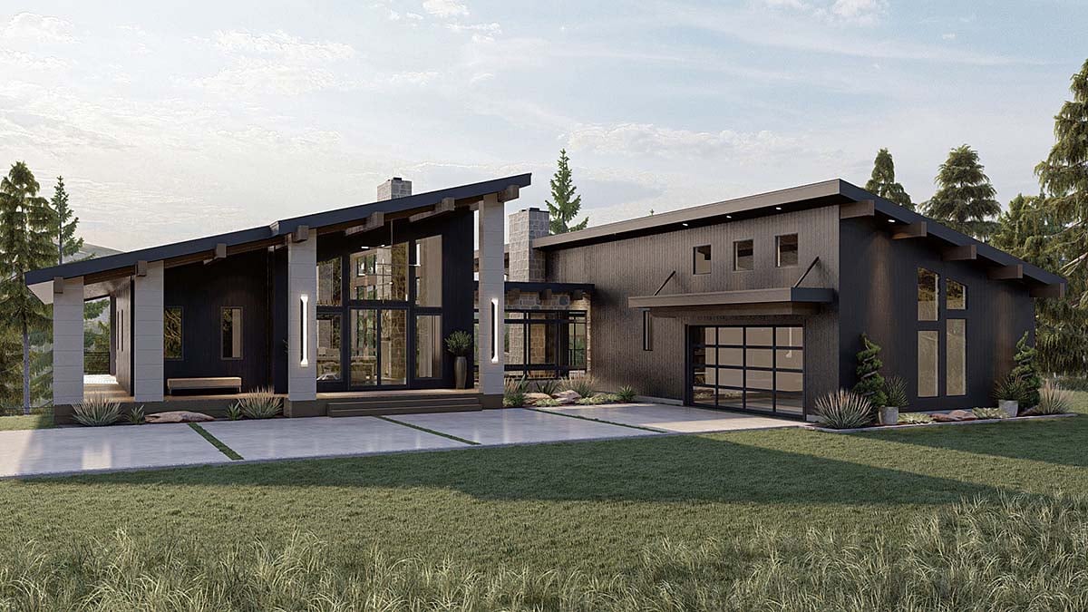 House Plan 84921 Elevation