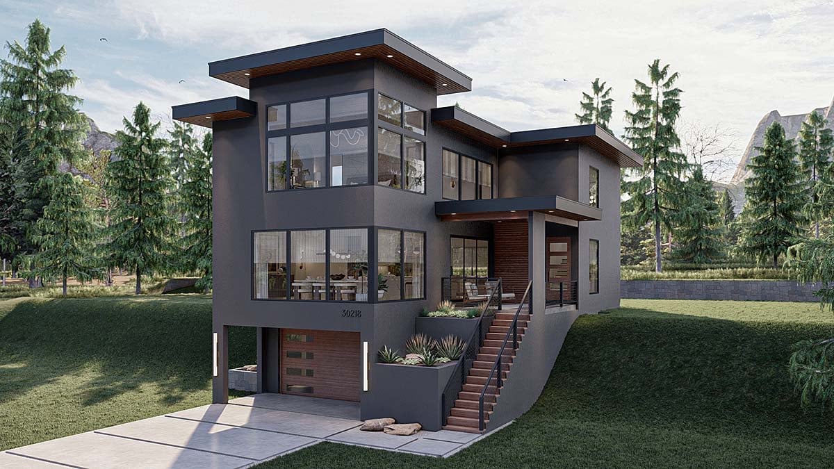 House Plan 84923 Elevation