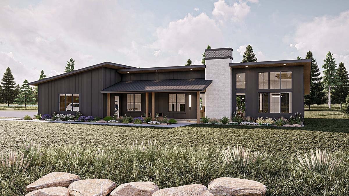 House Plan 84934 Elevation