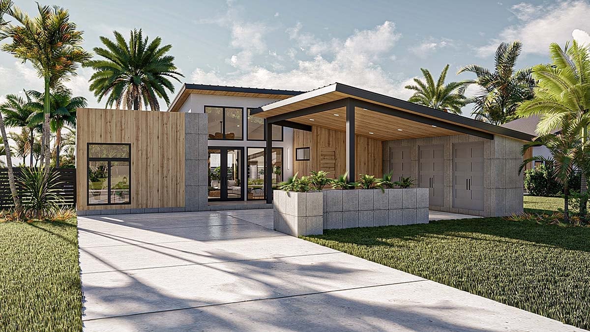House Plan 84947 Elevation