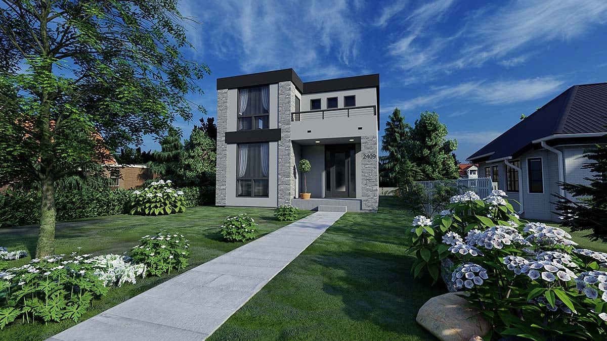 House Plan 85003 Elevation