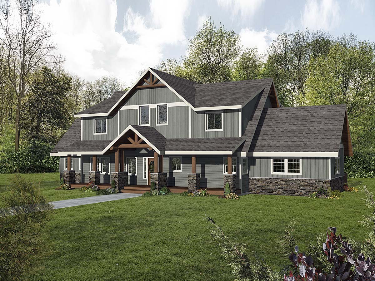 House Plan 85148 Elevation
