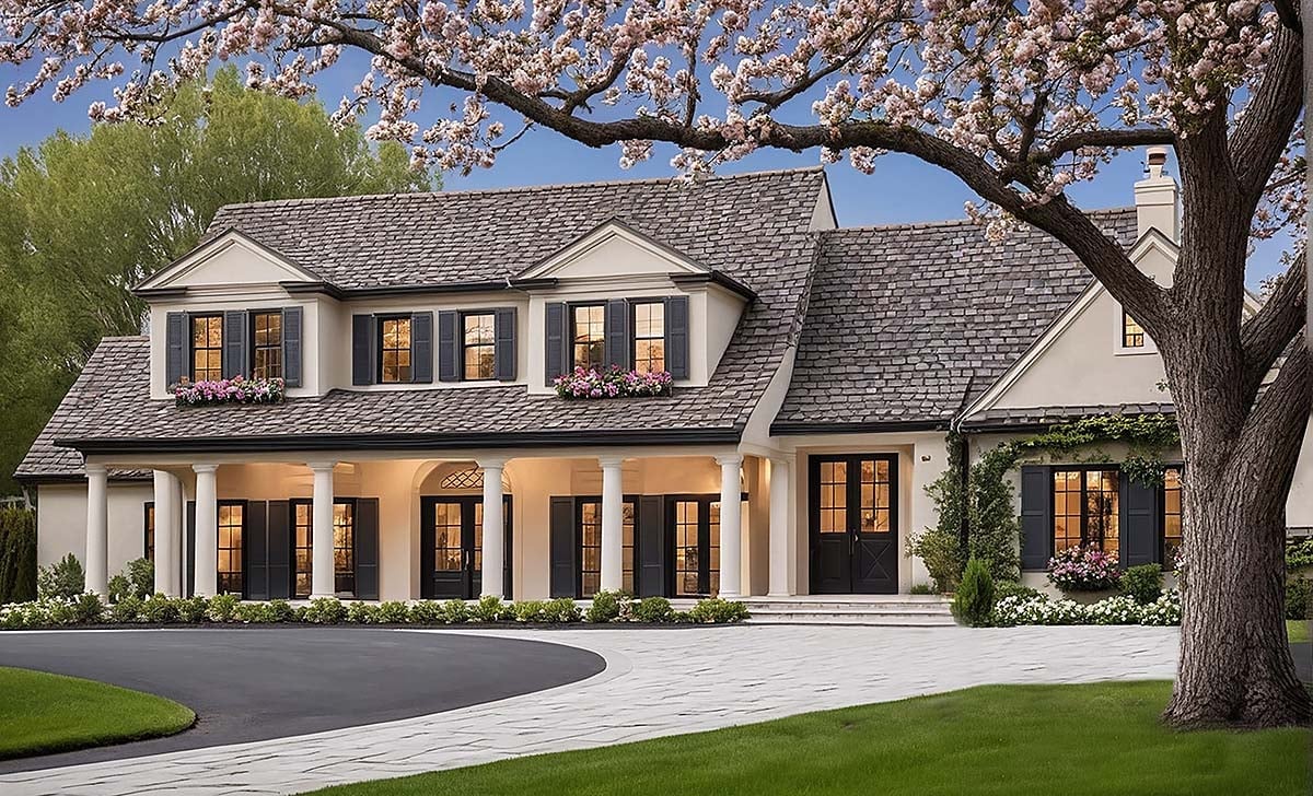 House Plan 86148 Elevation