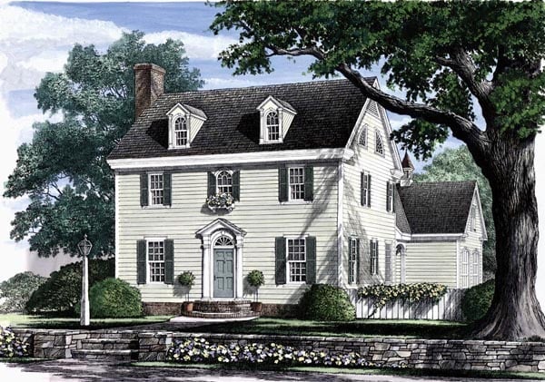 House Plan 86168 Elevation