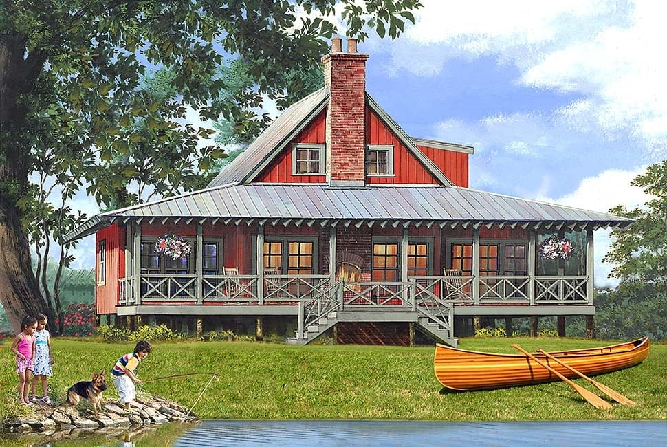 House Plan 86350 Elevation
