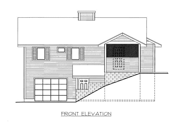 House Plan 86506 Elevation