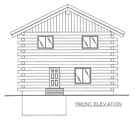 House Plan 86606 Elevation