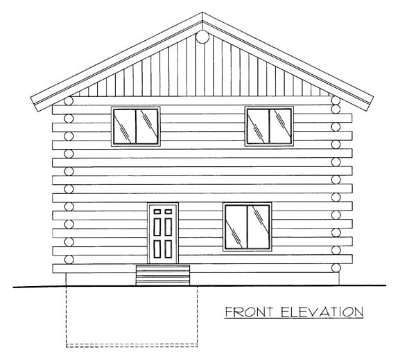 House Plan 86606 Elevation