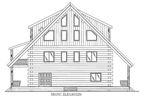 House Plan 86607 Elevation
