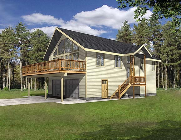 House Plan 86719 Elevation