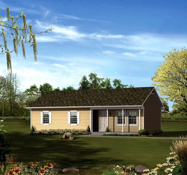 House Plan 86921 Elevation
