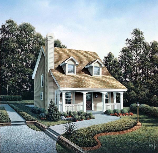 House Plan 86973 Elevation