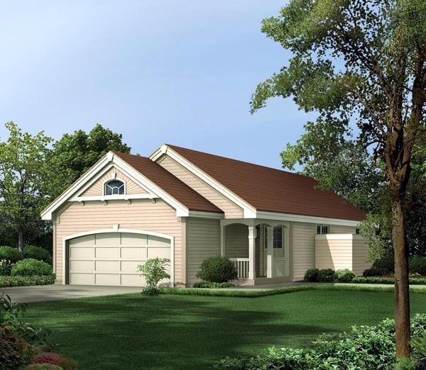 House Plan 86988 Elevation