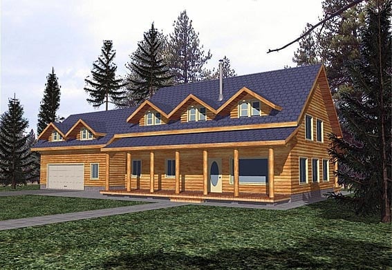 House Plan 87054 Elevation