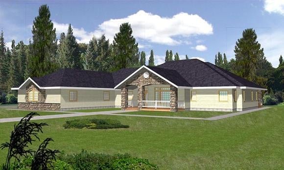 House Plan 87109 Elevation