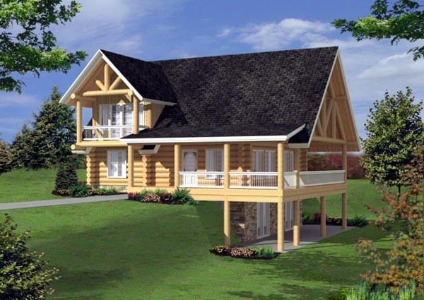 House Plan 87162 Elevation