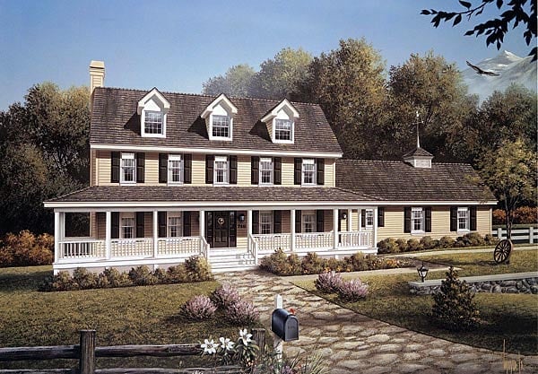House Plan 87388 Elevation