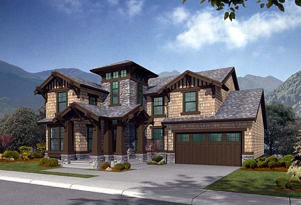 House Plan 87537 Elevation