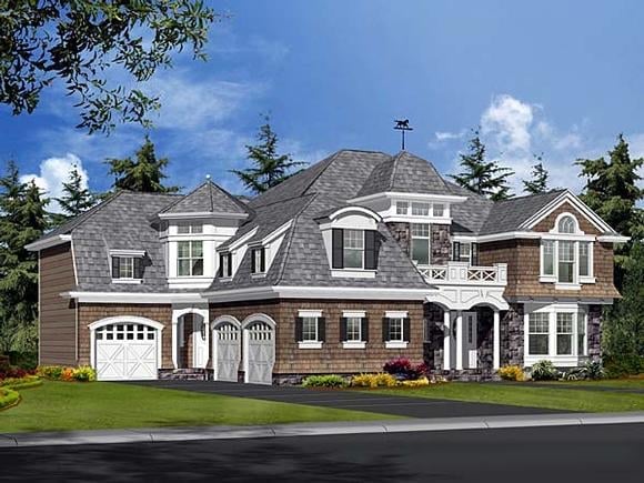 House Plan 87597 Elevation
