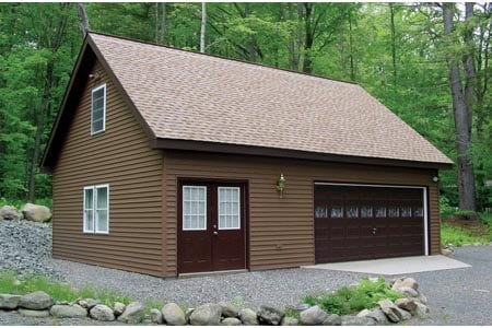 Garage Plan 87824 - 2 Car Garage Elevation