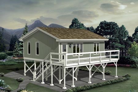 House Plan 87885 Elevation