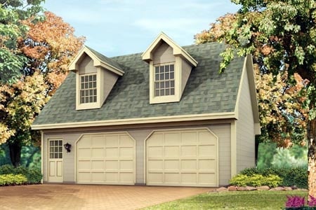Garage Plan 87894 - 2 Car Garage Apartment Elevation