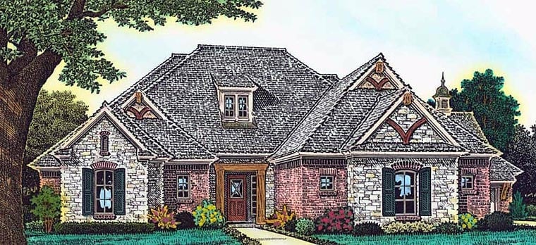 House Plan 89407 Elevation