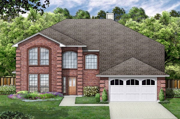 House Plan 89864 Elevation