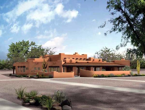 House Plan 90215 Elevation