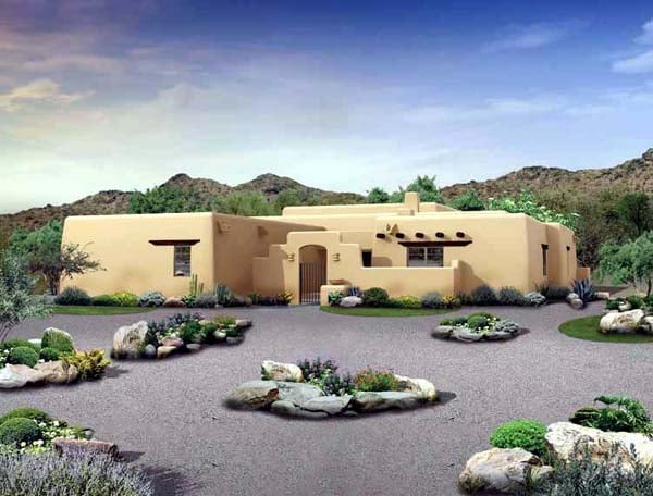 House Plan 90231 Elevation