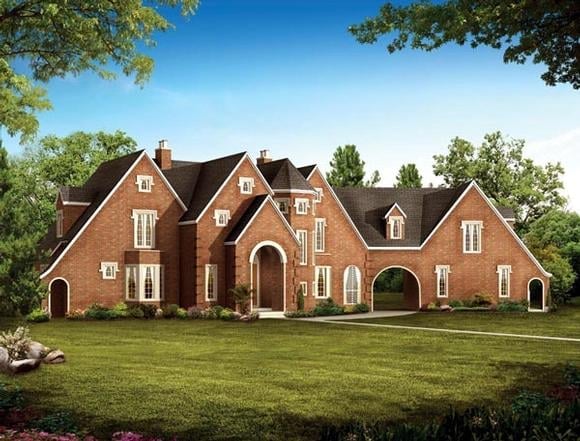 House Plan 90266 Elevation