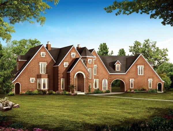 House Plan 90266 Elevation