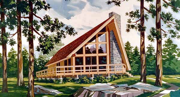 House Plan 90603 Elevation