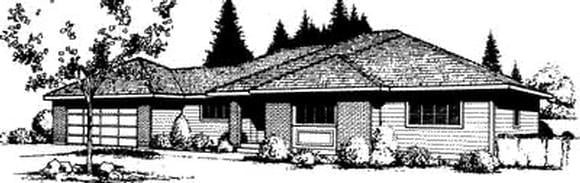 House Plan 91667 Elevation