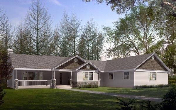 House Plan 91871 Elevation