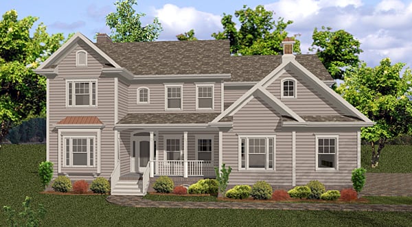 Plan 92472 | Traditional Style with 5 Bed, 5 Bath, 4 Car Garage