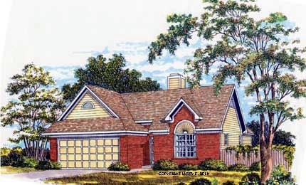 House Plan 93006 Elevation