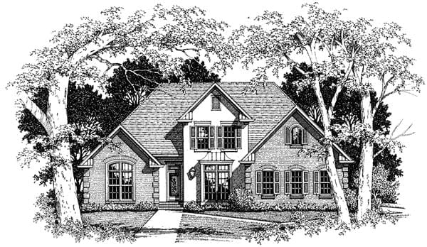 House Plan 93436 Elevation