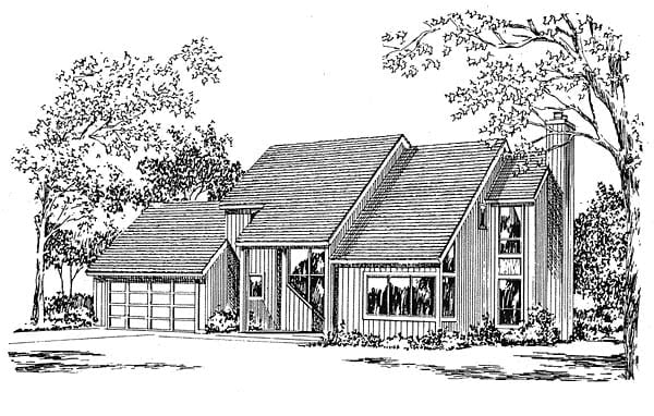House Plan 94010 Elevation