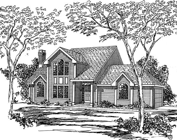 House Plan 94016 Elevation