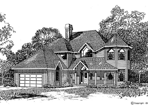 House Plan 94017 Elevation