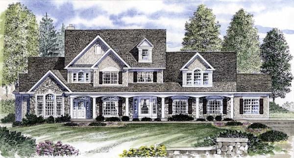 House Plan 94176 Elevation