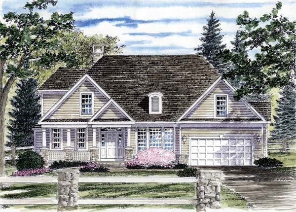 House Plan 94177 Elevation