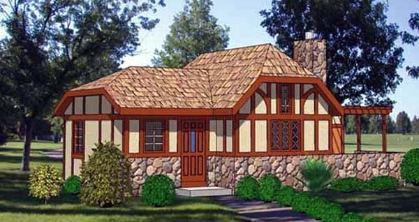 House Plan 94328 Elevation
