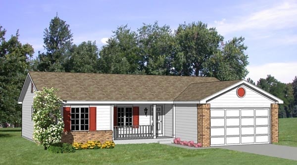 House Plan 94363 Elevation