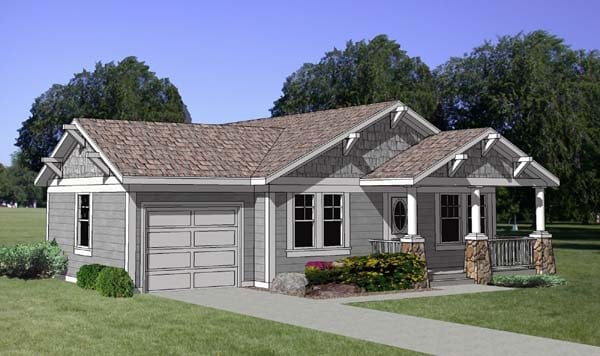 House Plan 94374 Elevation