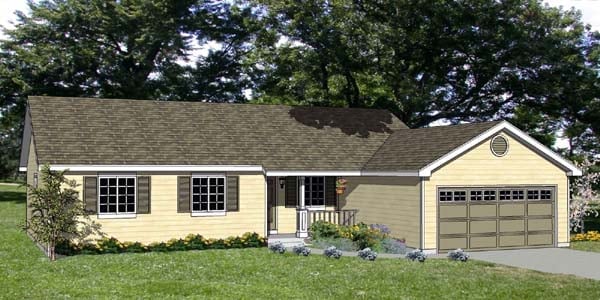 House Plan 94432 Elevation