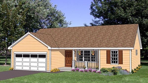 House Plan 94461 Elevation